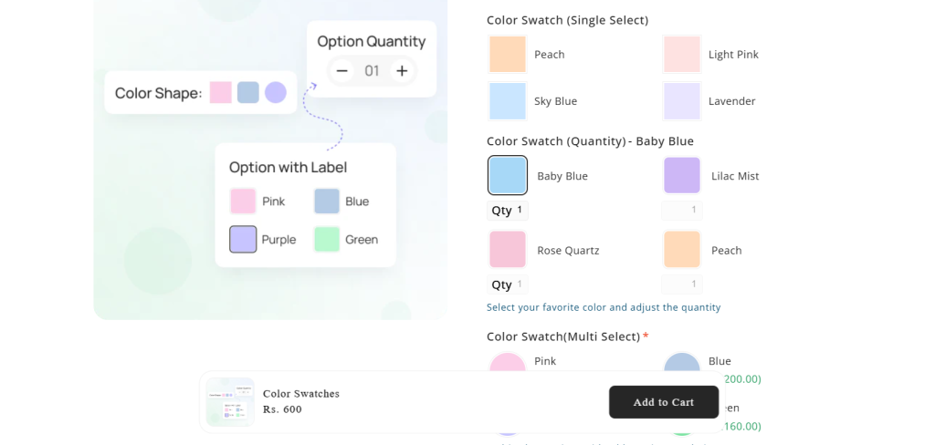 shopify color swatches