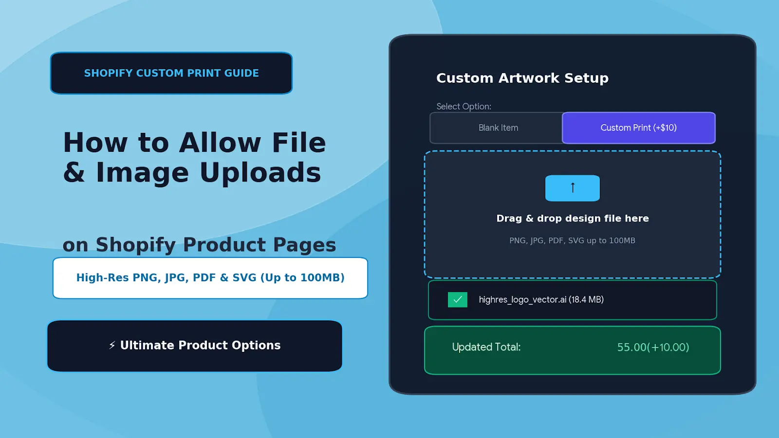 How to Allow Customers to Upload Files & Images on Shopify Product Pages