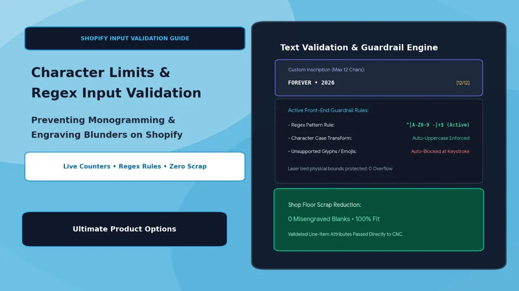 Character Limits & Regex Validation