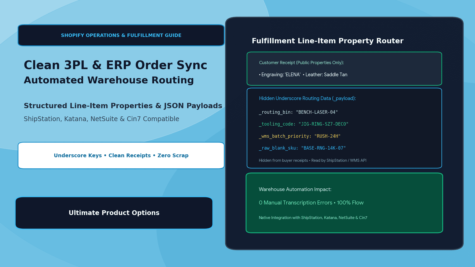 Clean 3PL & ERP Order Sync