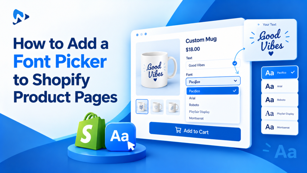 How to Add a Font Picker to Shopify Product Pages