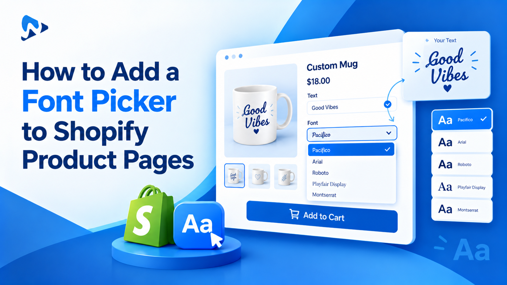 How to Add a Font Picker to Shopify Product Pages