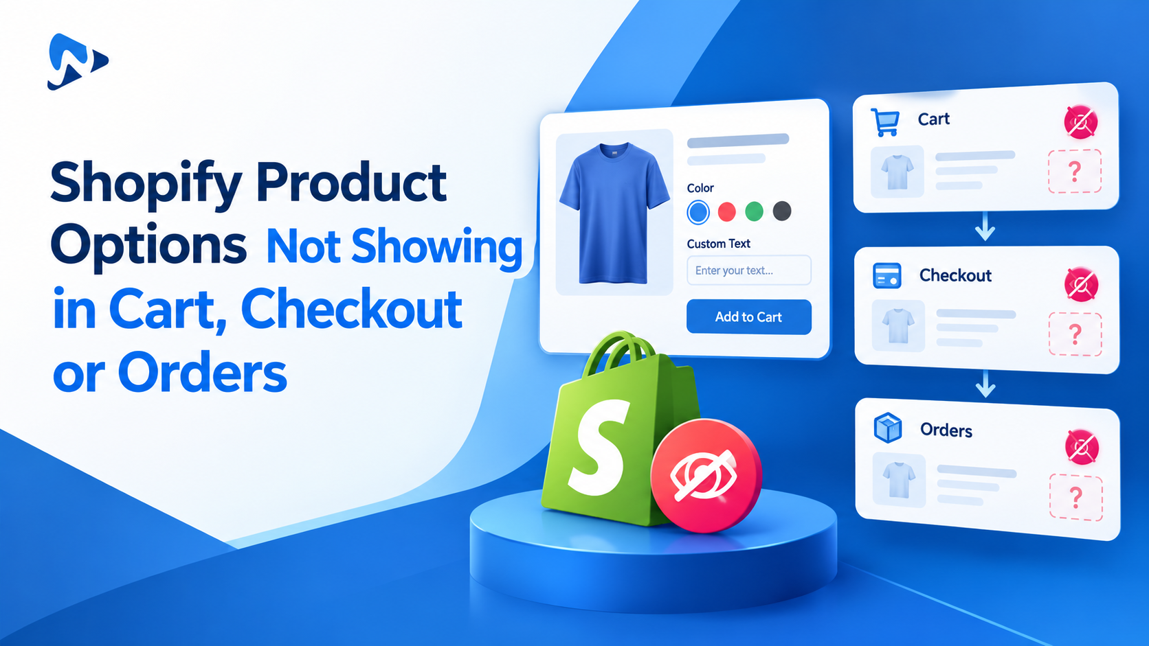 Shopify Options Missing Across Checkout