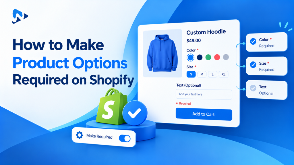 Required engraving text field with an error message on a Shopify product page